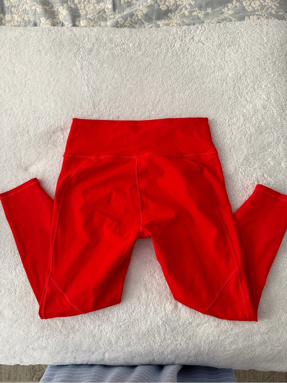 Fabletics Red High-Rise Performance Leggings - Picture 3 of 4